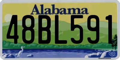 AL license plate 48BL591