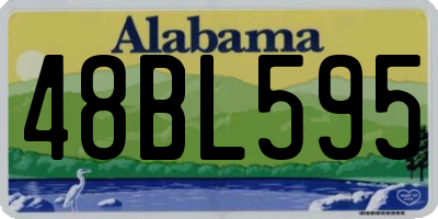 AL license plate 48BL595
