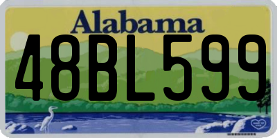 AL license plate 48BL599
