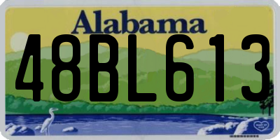 AL license plate 48BL613