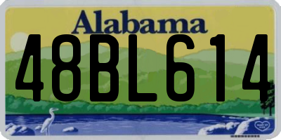 AL license plate 48BL614