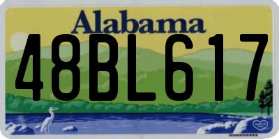 AL license plate 48BL617