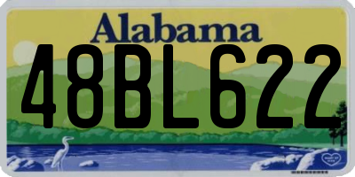 AL license plate 48BL622