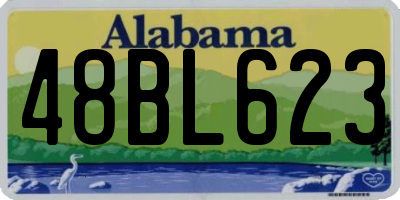AL license plate 48BL623