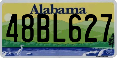 AL license plate 48BL627