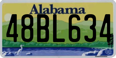 AL license plate 48BL634