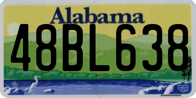 AL license plate 48BL638