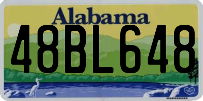 AL license plate 48BL648