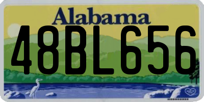 AL license plate 48BL656