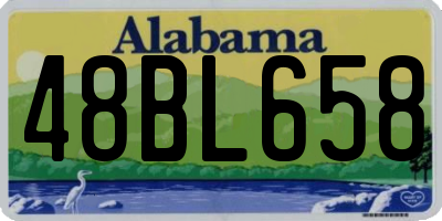 AL license plate 48BL658