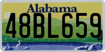 AL license plate 48BL659
