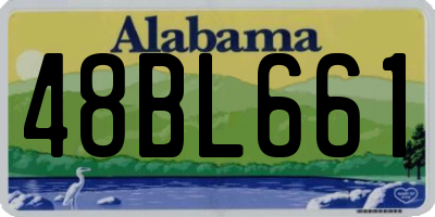 AL license plate 48BL661