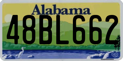 AL license plate 48BL662