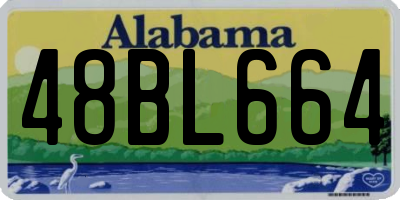 AL license plate 48BL664