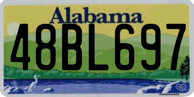 AL license plate 48BL697
