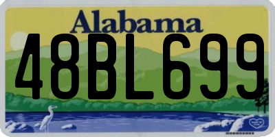 AL license plate 48BL699