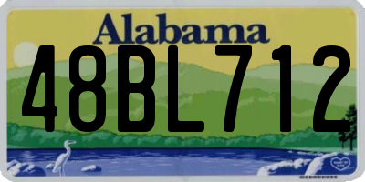 AL license plate 48BL712