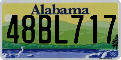 AL license plate 48BL717