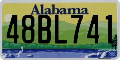 AL license plate 48BL741
