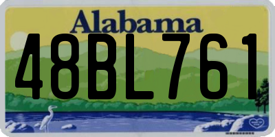 AL license plate 48BL761