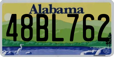 AL license plate 48BL762