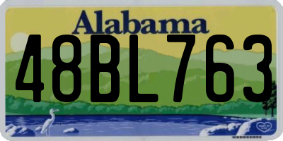 AL license plate 48BL763