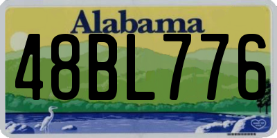 AL license plate 48BL776