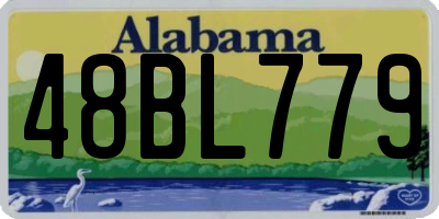 AL license plate 48BL779