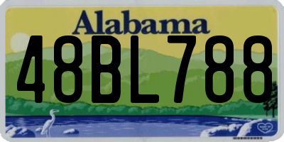 AL license plate 48BL788