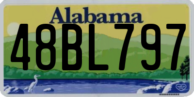 AL license plate 48BL797