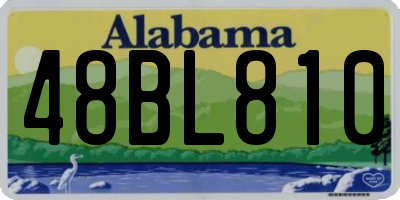 AL license plate 48BL810