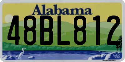 AL license plate 48BL812