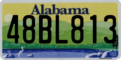 AL license plate 48BL813