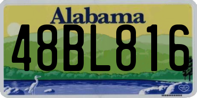 AL license plate 48BL816
