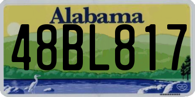 AL license plate 48BL817