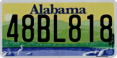 AL license plate 48BL818