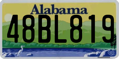 AL license plate 48BL819