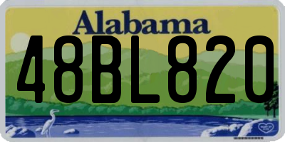 AL license plate 48BL820
