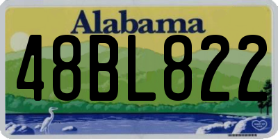 AL license plate 48BL822