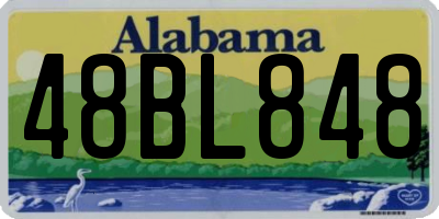 AL license plate 48BL848