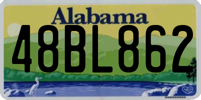 AL license plate 48BL862