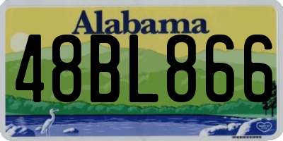 AL license plate 48BL866
