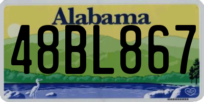 AL license plate 48BL867