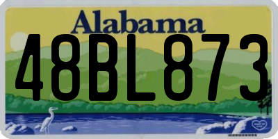 AL license plate 48BL873