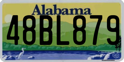 AL license plate 48BL879