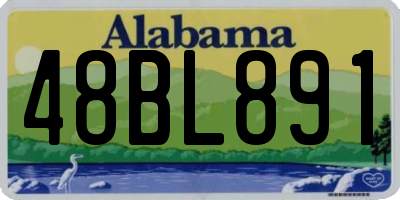 AL license plate 48BL891