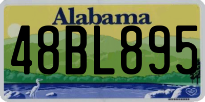 AL license plate 48BL895