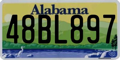 AL license plate 48BL897