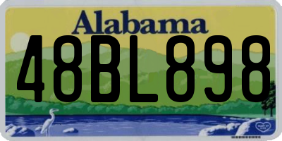 AL license plate 48BL898