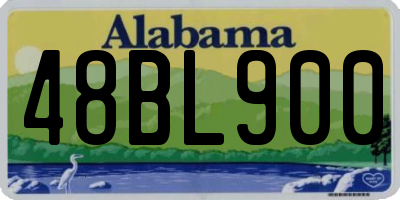 AL license plate 48BL900